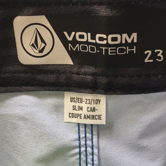 🎁 4/$25 - VOLCOM size 23 waist Boys board shorts - new 🌴🌊☀️ - Picture 8 of 8